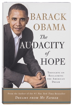 Barack Obama Signed "The Audacity of Hope" First Edition Hardcover Book (Beckett)